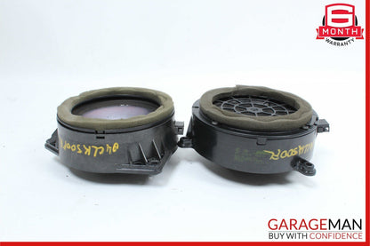 03-09 Mercedes W203 C230 CLK350 Front Right & Left Door Audio Sound Speaker Set