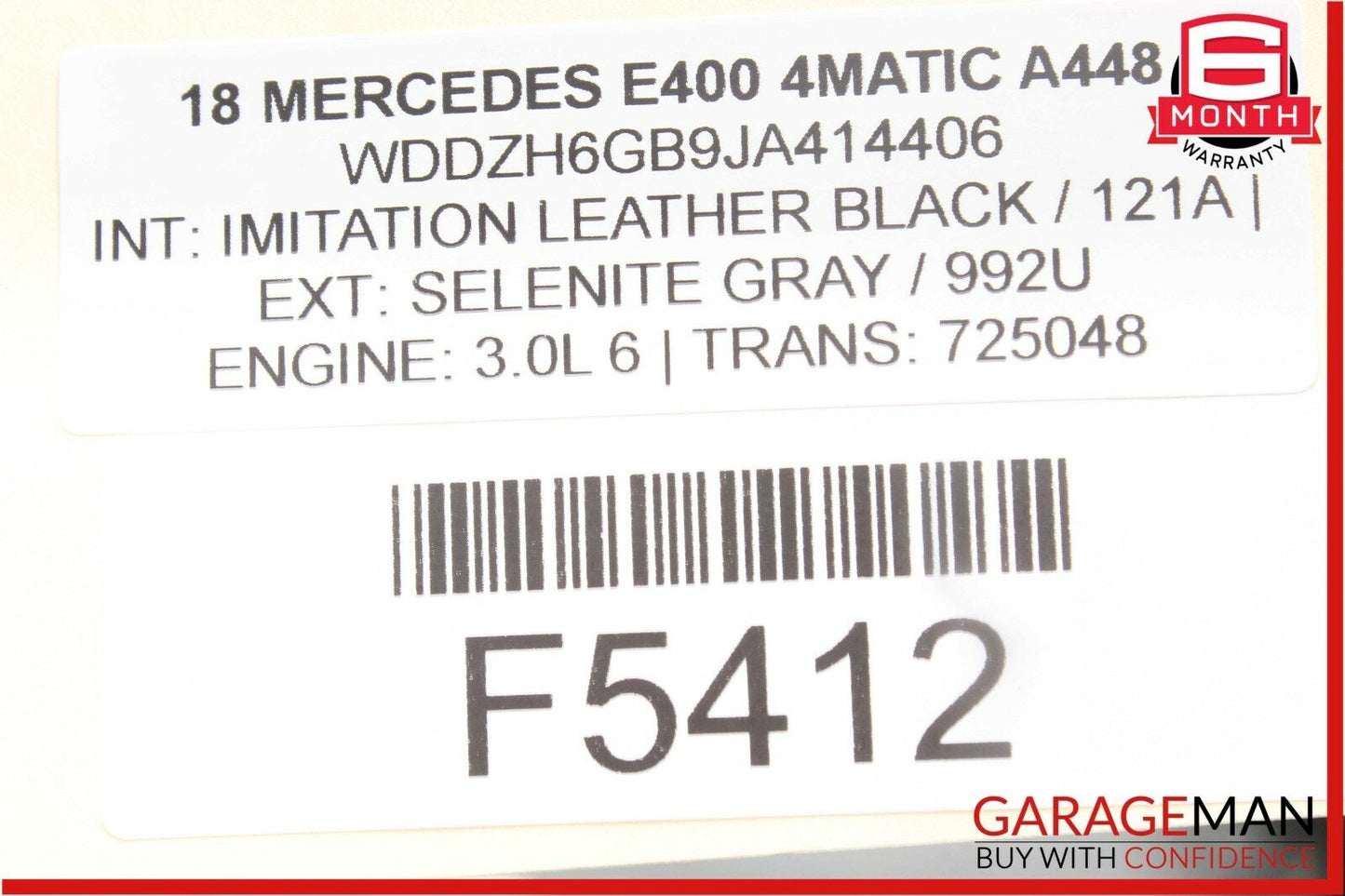 16-18 Mercedes W213 E300 E400 Right Passenger Side Seat Belt Seatbelt Retractor