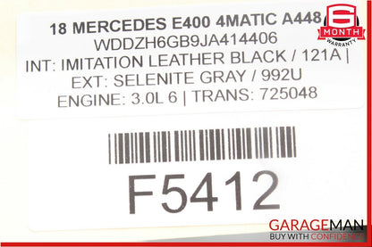 16-18 Mercedes W213 E300 E400 Right Passenger Side Seat Belt Seatbelt Retractor