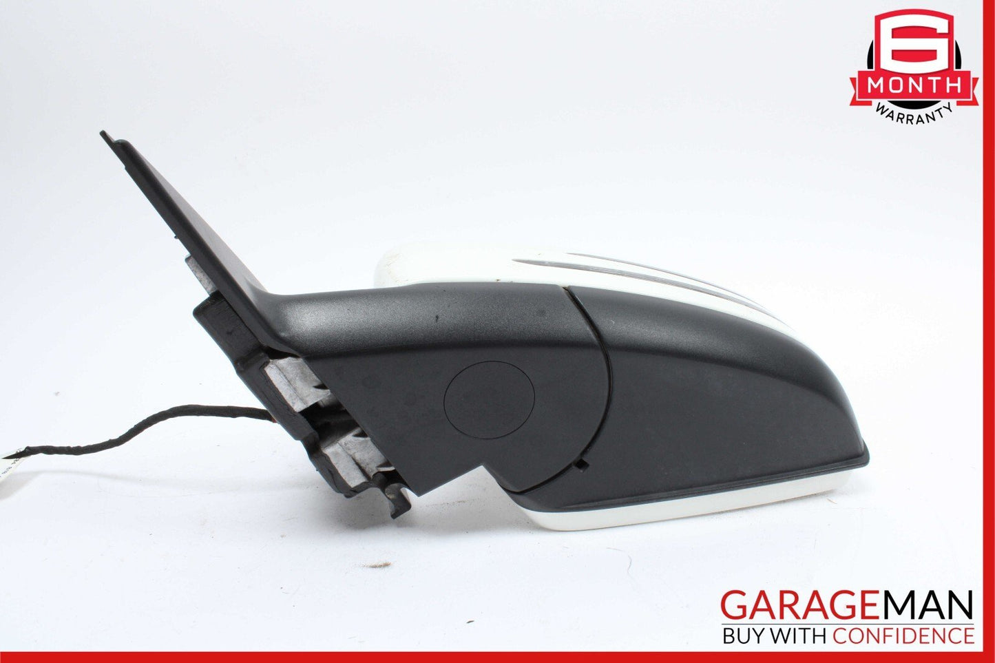 10-11 Mercedes W204 C300 Front Left Driver Side Rear View Door Mirror White OEM
