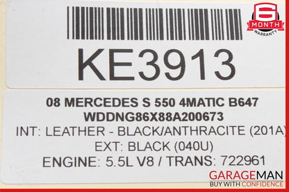 07-14 Mercedes W221 S550 Electronic Parking Brake Release Switch Control Module