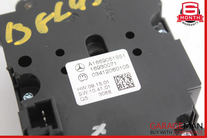 13-16 Mercedes X166 GL450 GL550 Suspension DSR Height Adjuster Control Switch
