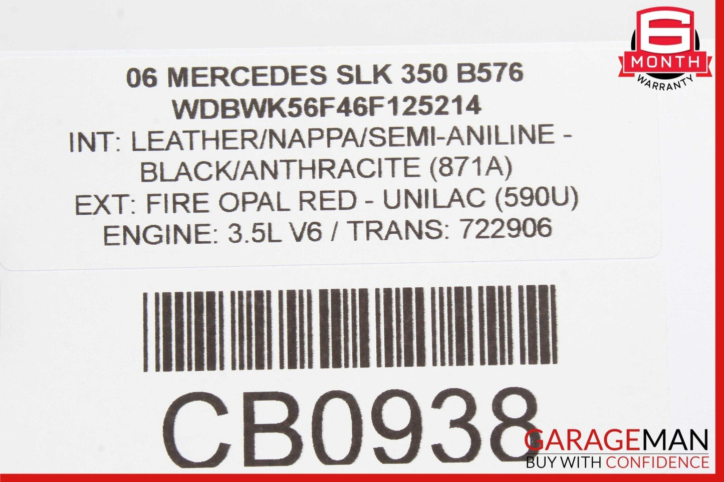 05-08 Mercedes R171 SLK350 SLK280 Door Lock Dash Hazard Light Control Panel OEM