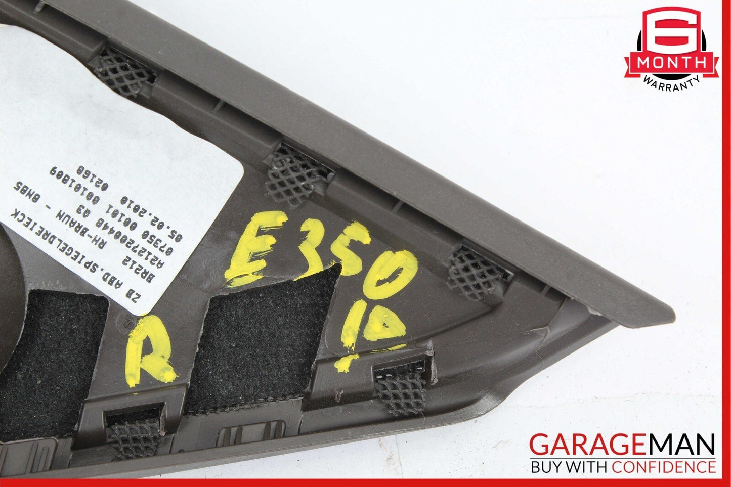 10-16 Mercedes W212 E350 Front Right Side Door Panel Tweeter Speaker Cover OEM