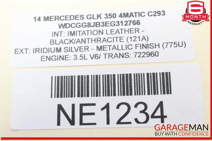 08-18 Mercedes X204 GLK350 4MATIC Rear Left Side Door Control Module OEM