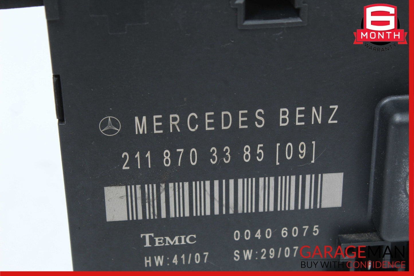 07-09 Mercedes W211 E320 E350 E550 E63 AMG Rear Left Door Control Module Unit