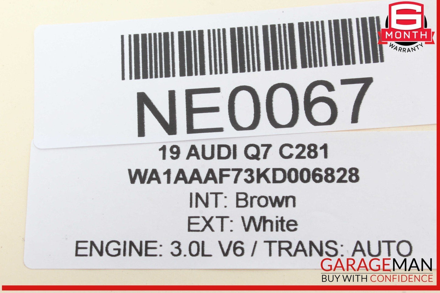 17-24 Audi Q7 Rear Right / Rear Left Side Door Control Module Unit 4M0959795H
