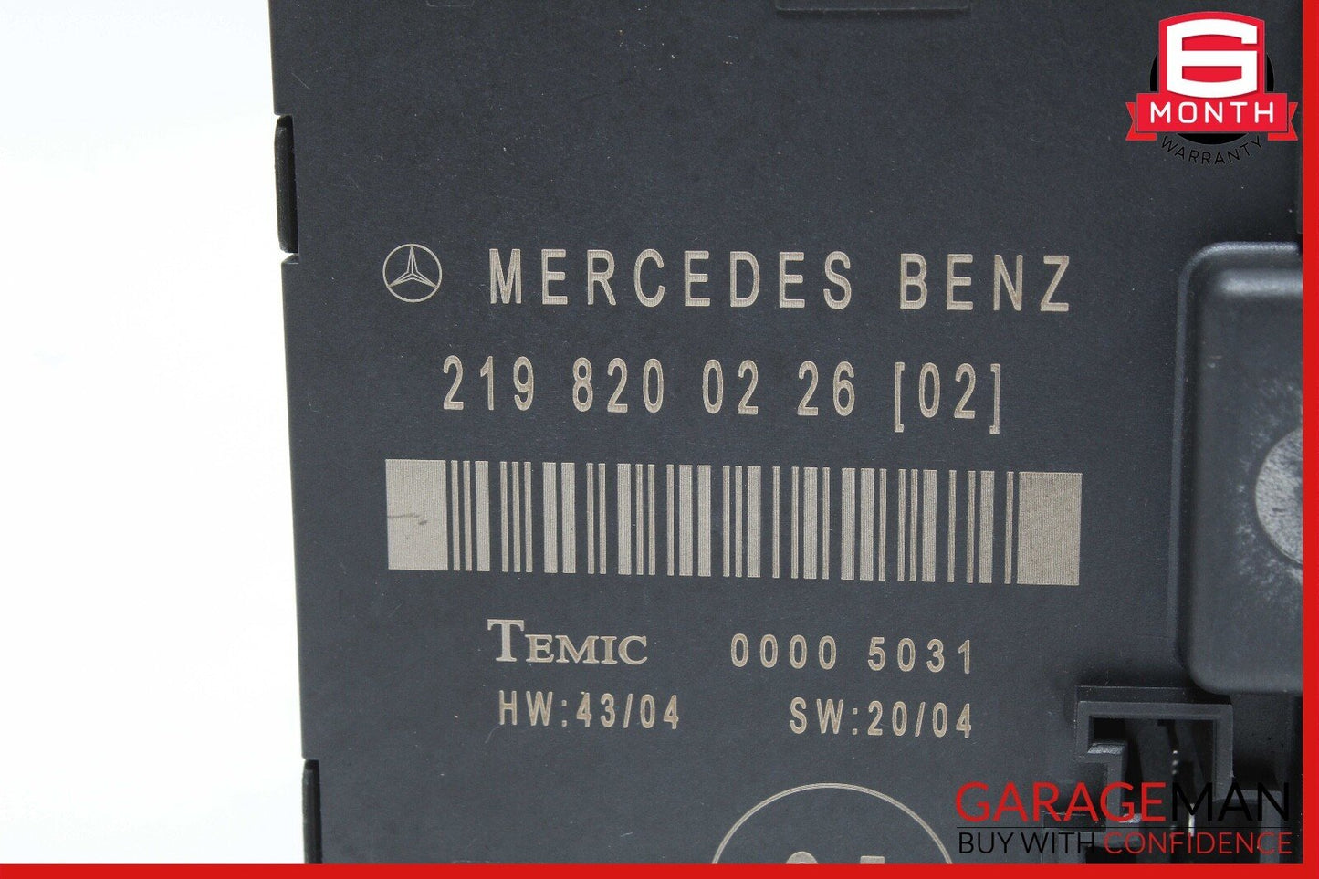 06-11 Mercedes W219 CLS500 Rear Left Driver Side Door Control Module OEM