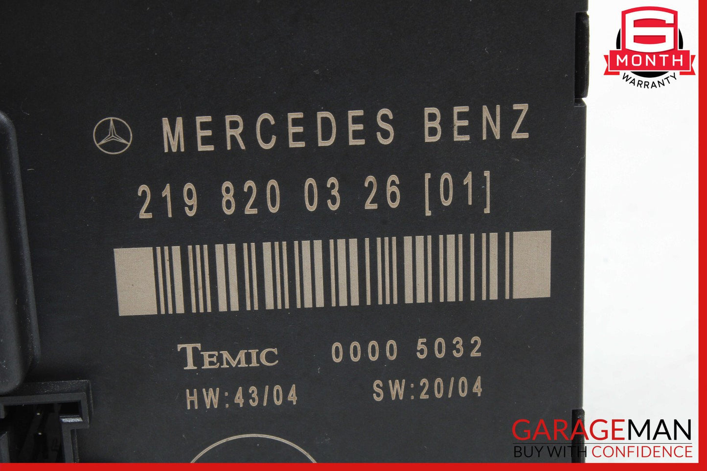 06-11 Mercedes W219 CLS550 CLS55 Rear Right Door Control Module 2198200326 OEM