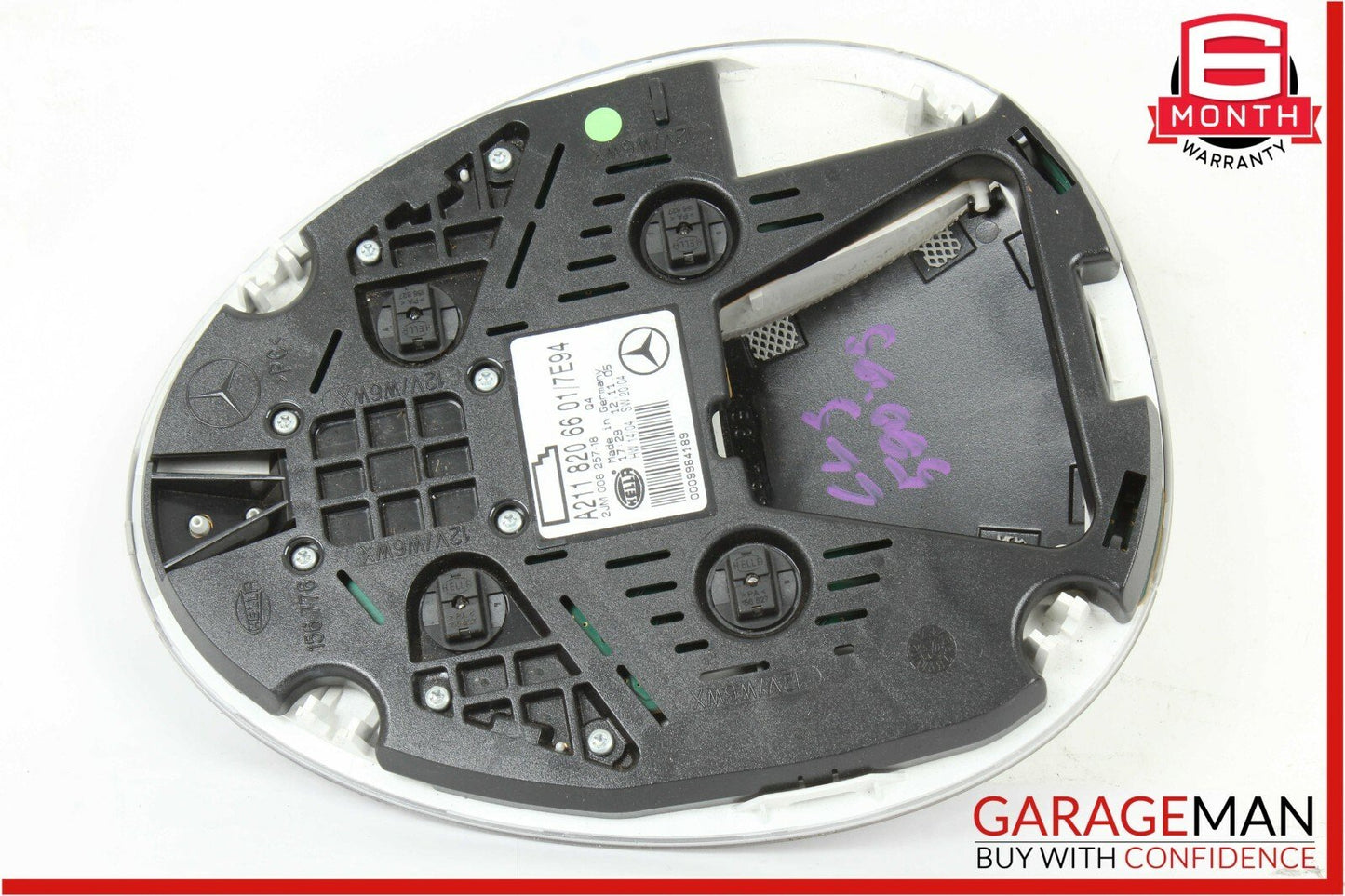06-11 Mercedes W211 E63 AMG CLS500 CLS550 Rear Overhead Dome Light Reading Map