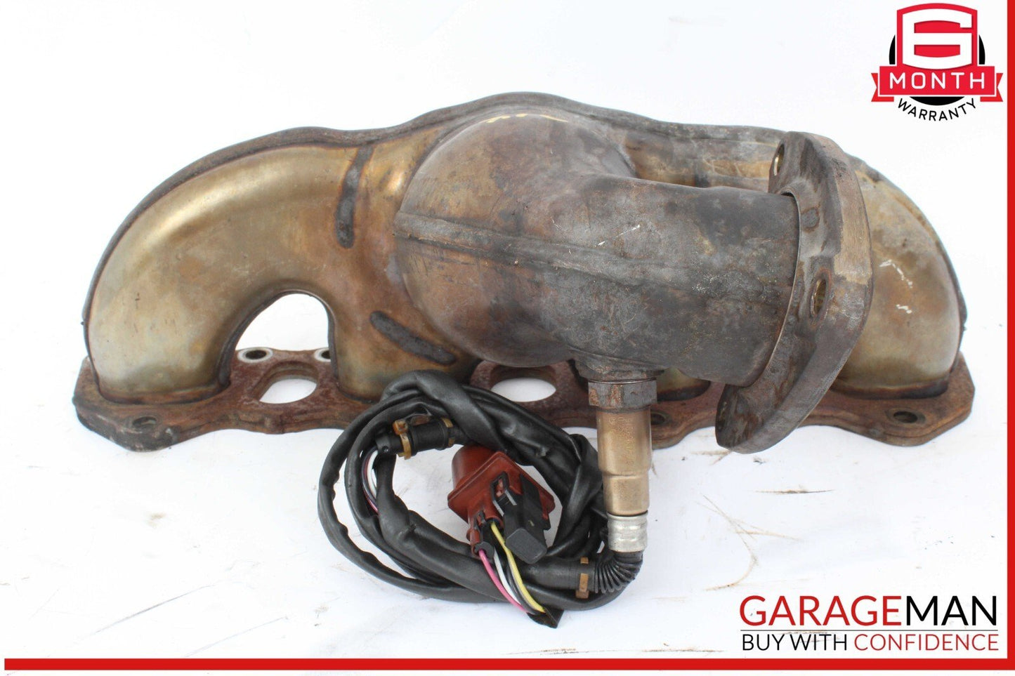 03-06 Porsche Cayenne S 955 V8 Left Side Exhaust Manifold 94811112002 OEM