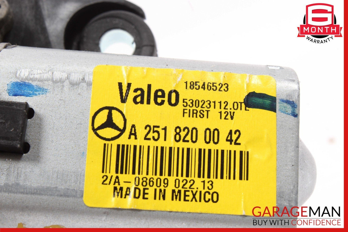 06-19 Mercedes W251 R350 ML350 GL450 Rear Glass Windshield Wiper Motor Unit
