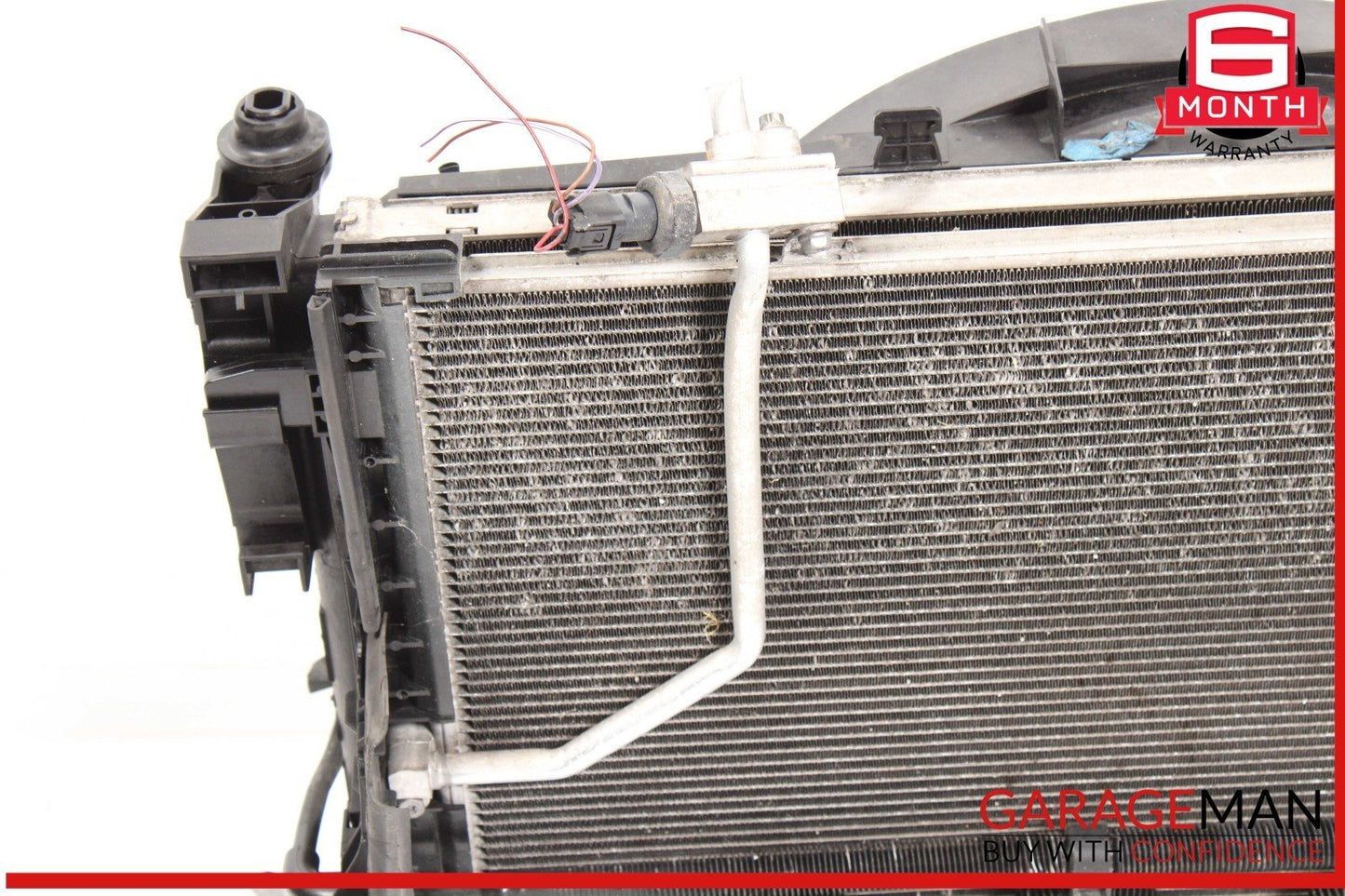 08-15 Mercedes X204 GLK350 Engine Radiator AC A/C Air Condenser Oil Cooler Assy