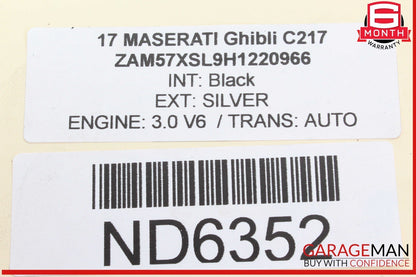 14-17 Maserati Ghibli Rear Right Passenger Side Lower Suspension Control Arm OEM