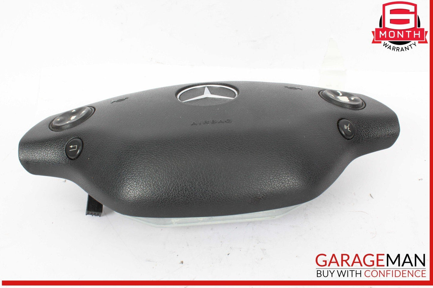 07-10 Mercedes W221 S550 CL550 Steering Wheel Airbag Air Bag Assembly Black OEM