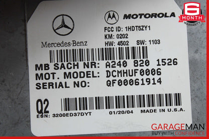 00-06 Mercedes W220 S430 E500 E55 CL55 AMG Voice Command Control Module Unit