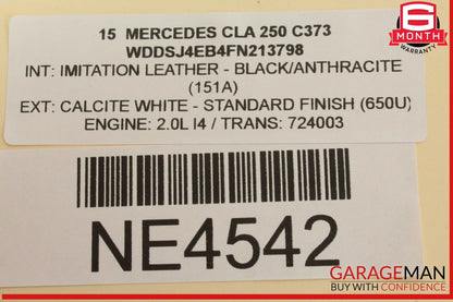 14-19 Mercedes W117 CLA250 Front Right or Left Side Dash AC Air Vent Trim Grill