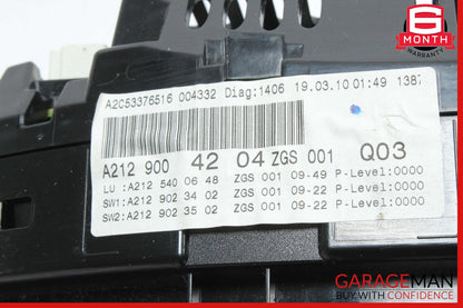 10-16 Mercedes W212 E350 E500 Speedometer Odometer Instrument Cluster Gauge OEM