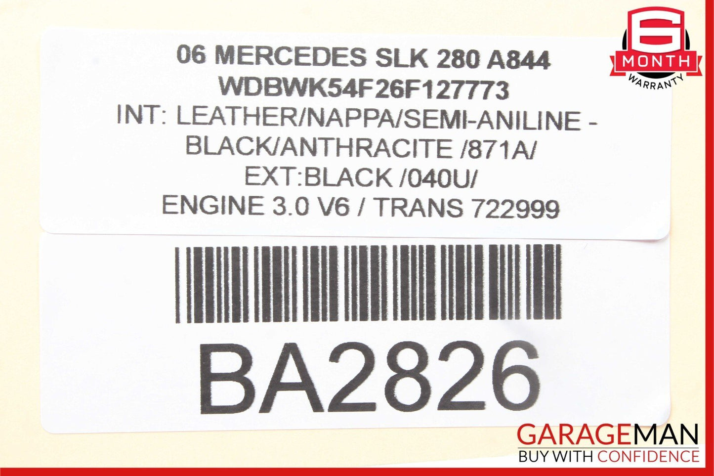 05-11 Mercedes R171 SLK350 SLK280 Front Left Side Door Tweeter Speaker Cover