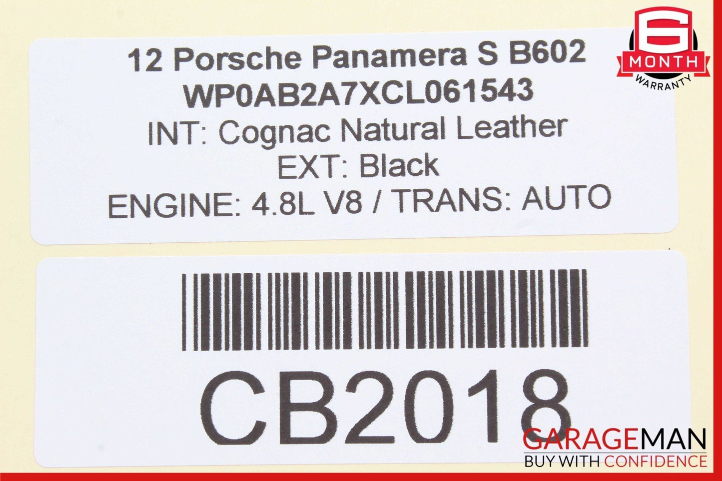 10-16 Porsche Panamera 970 Left Dash Ignition Trim Cover Panel Bezel Wood
