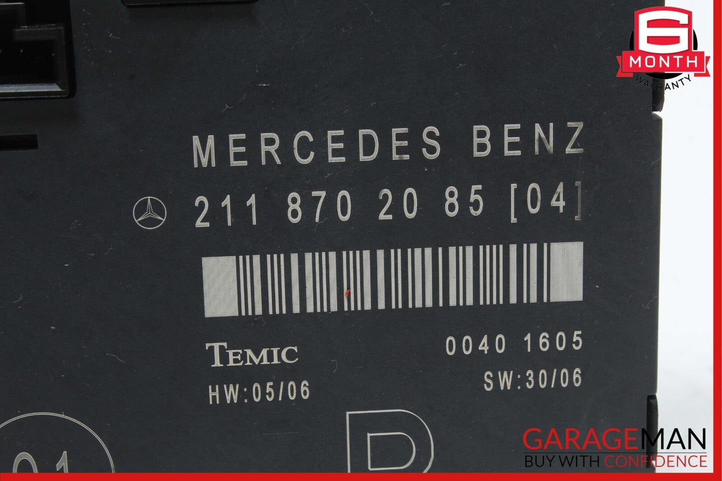 03-09 Mercedes W211 E550 E350 Front Right Passenger Door Control Module OEM