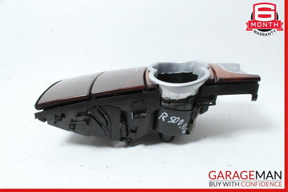 06-09 Mercedes W251 R350 R500 Center Console Cup Holder Ashtray Trim Cover Wood