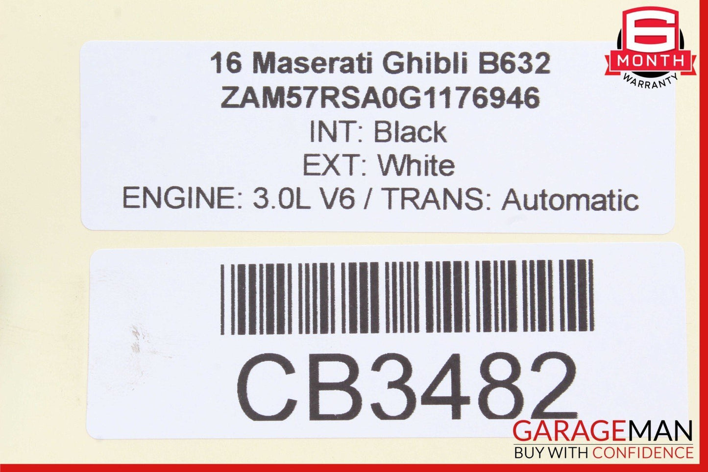 14-17 Maserati Ghibli Auxiliary Secondary Electric Water Pump 670005347 OEM