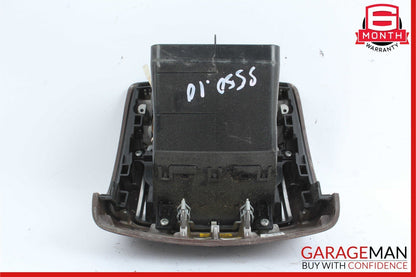 07-13 Mercedes W221 S550 Rear Center Console AC A/C Air Vent Trim Bezel Wood OEM