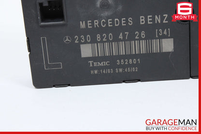 03-12 Mercedes R230 SL500 SL55 SL550 Door Control Module Left Driver Side OEM