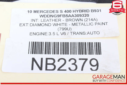 10-13 Mercedes W221 S400 Hybrid Engine Motor Oil Pump 2781810101 OEM