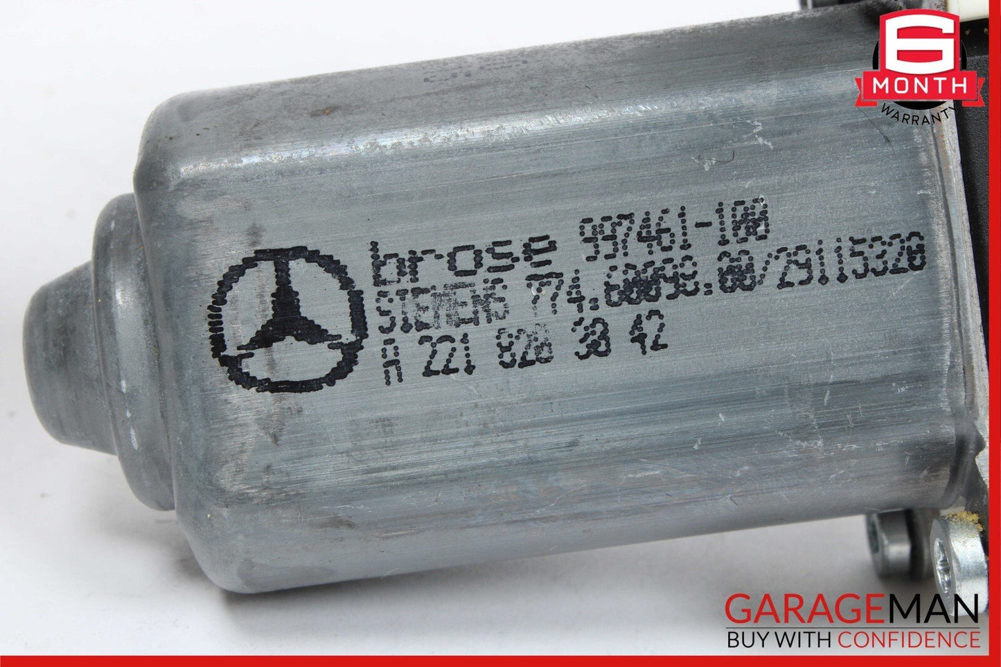 07-13 Mercedes W221 S550 S63 AMG Rear Right Side Window Regulator Motor OEM