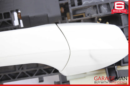10-13 Mercedes W212 E350 E550 Rear Right Side Exterior Door Handle White OEM