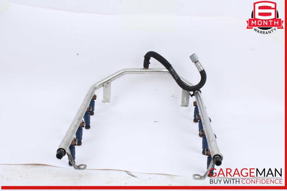 03-06 Porsche Cayenne S 955 4.5L V8 Fuel Injector Line Rail w/ Injectors OEM
