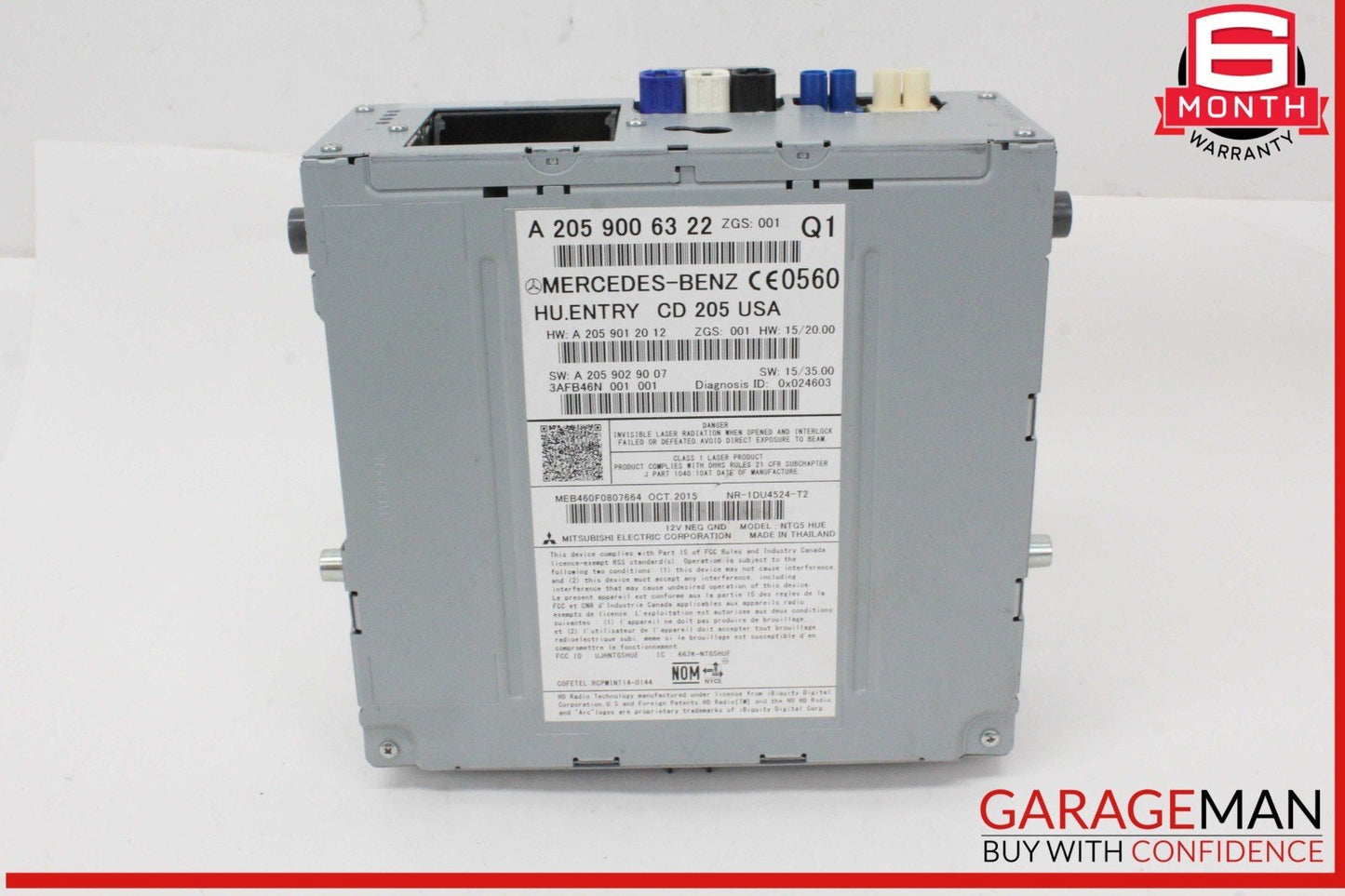 15-18 Mercedes W205 C300 C350e Navigation Radio CD Command Control Unit OEM