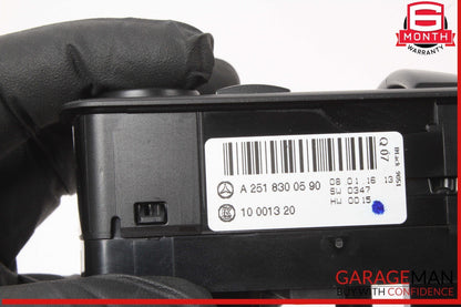 07-13 Mercedes X164 GL450 4MATIC Driver Master Window Control Switch Black OEM