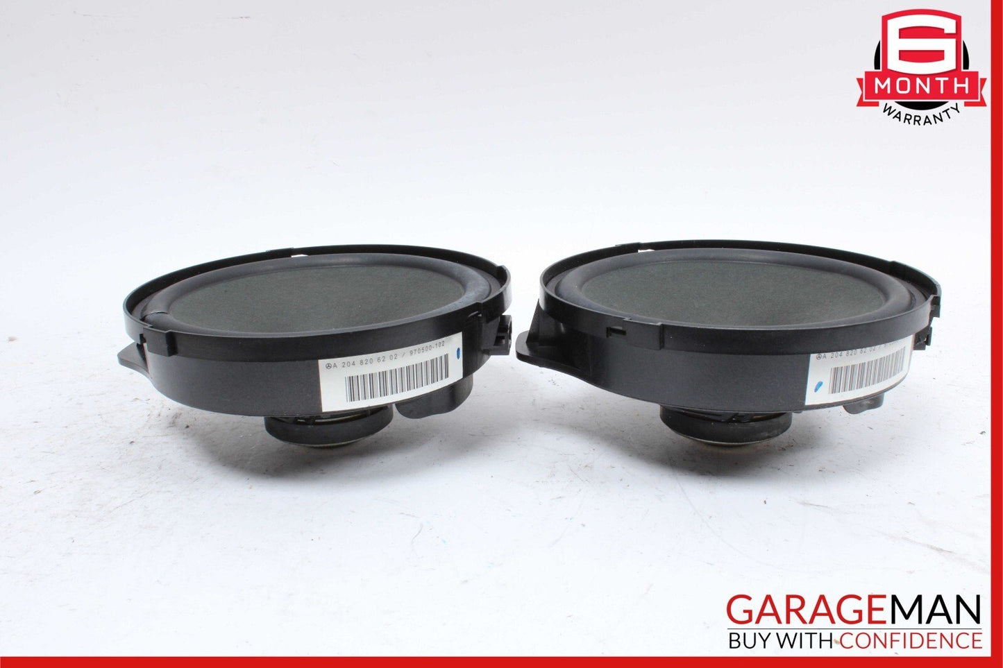 06-15 Mercedes X204 GLK350 C250 Rear Right & Left Side Door Sound Speakers Set