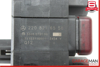 03-06 Mercedes W220 S55 Center Dashboard Control Switch  2208216558 OEM