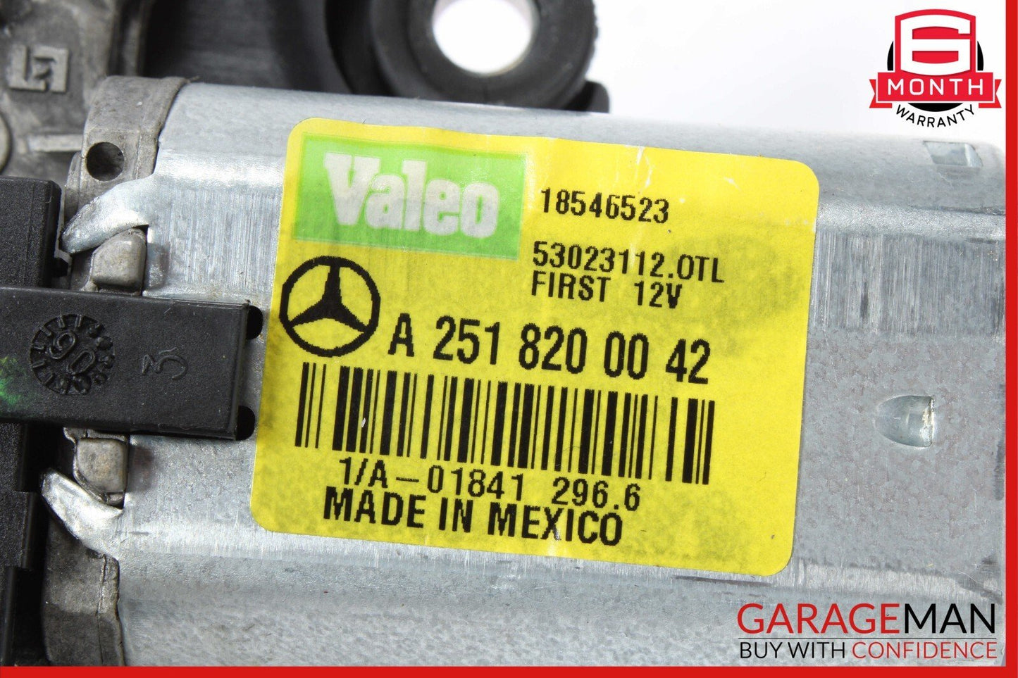 06-19 Mercedes X164 GL450 R350 ML350 Rear Glass Windshield Wiper Motor Unit OEM
