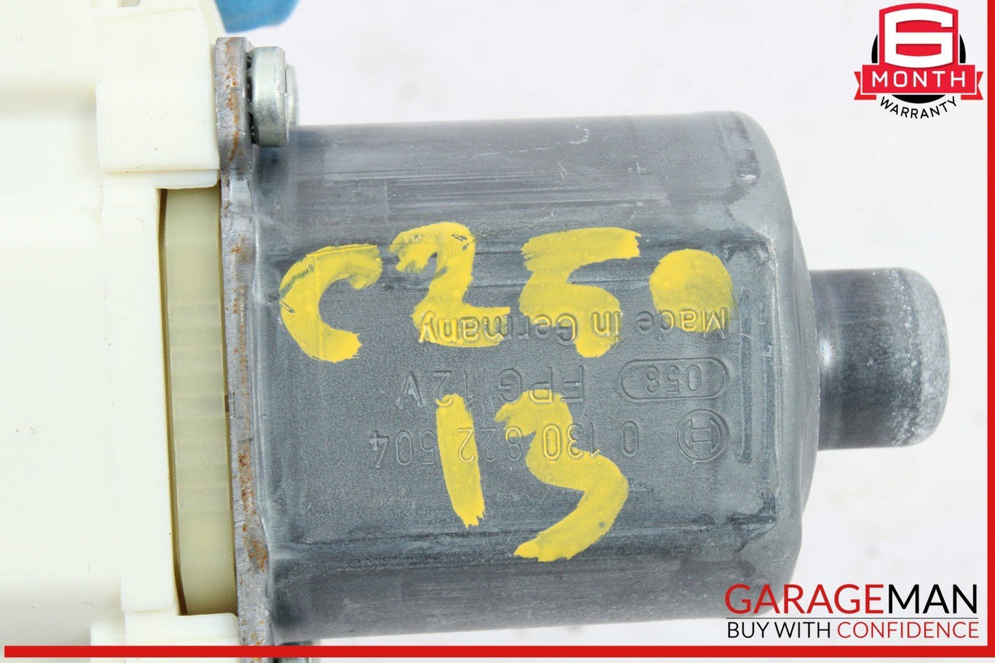 08-14 Mercedes W204 C250 Rear Right Passenger Side Window Regulator Motor OEM