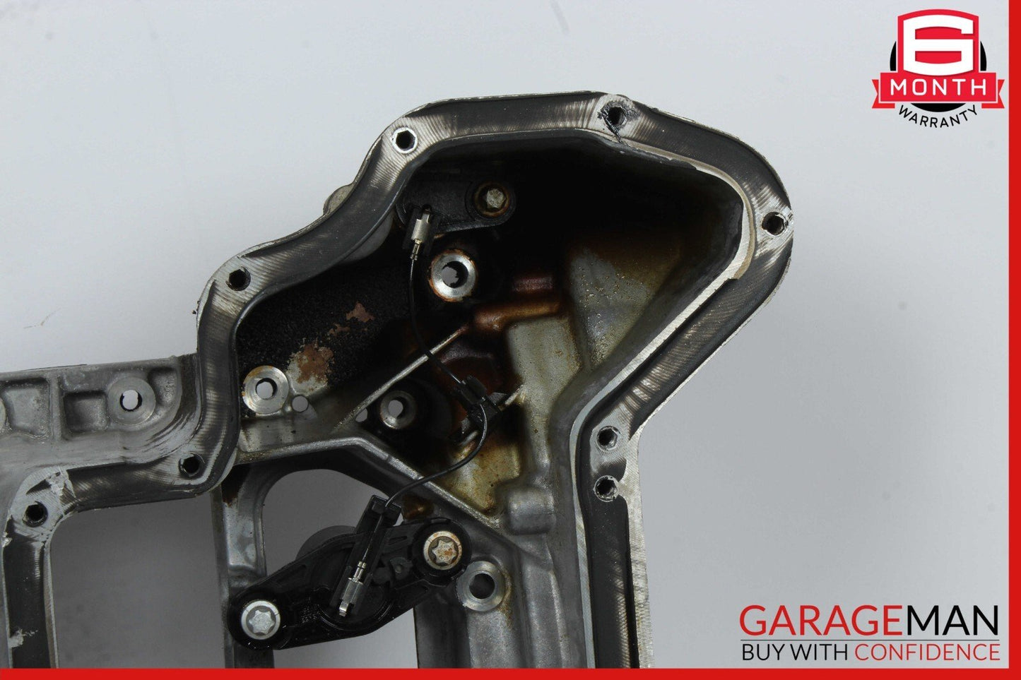 05-11 Mercedes W211 E350 C350 Engine Upper Oil Sump Baffle Pan 2720142102 OEM