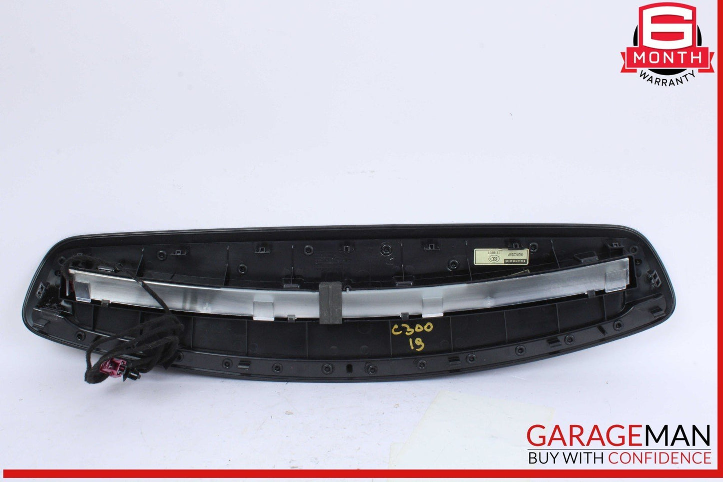 15-21 Mercedes W205 C300 Rear Top Center Third 3rd Brake Light w/ Trim OEM