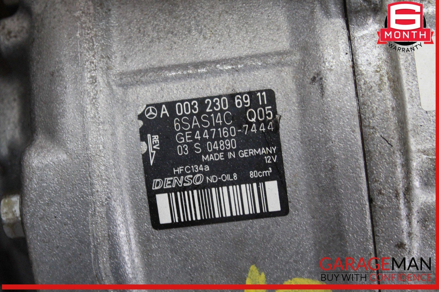 15-23 Mercedes W205 C300 GLC300 A/C Air Conditioning Compressor 0032306911 OEM