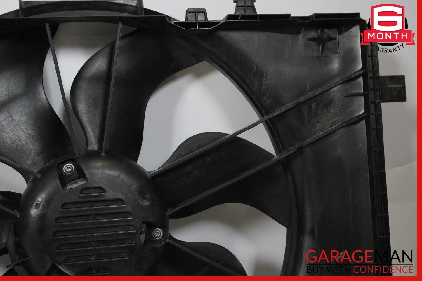 08-18 Mercedes C300 E350 GLK350 C250 Engine Radiator Cooling Fan Motor Shroud