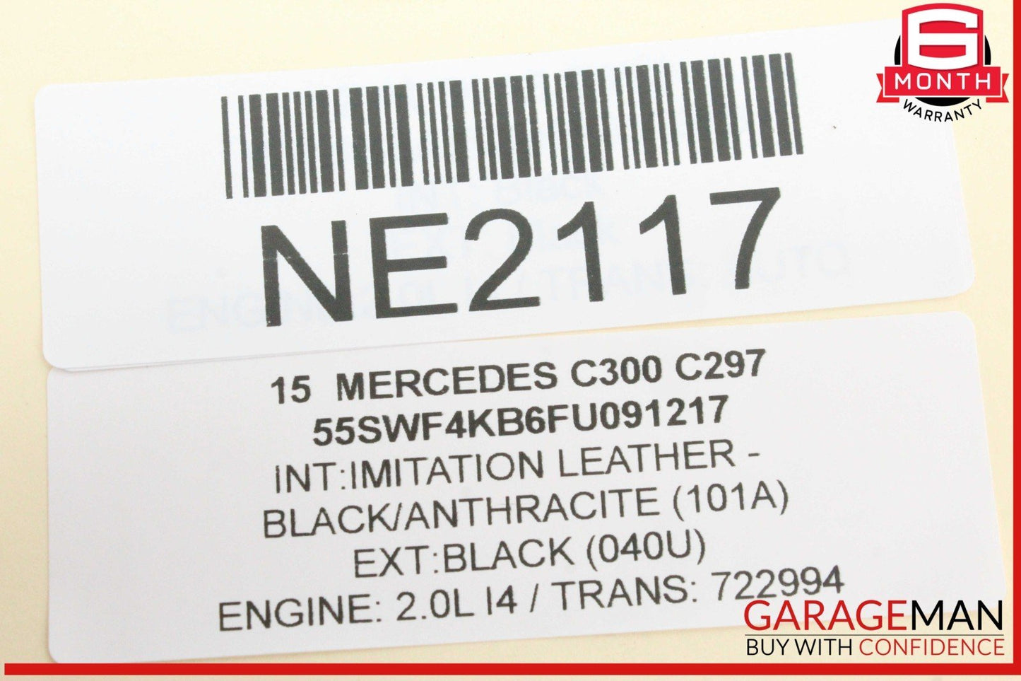 15-21 Mercedes W205 C300 GLC300 Alternator Generator 0125812010 OEM