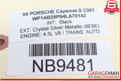 03-10 Porsche Cayenne S 955 957 Rear Right / Left Drive Axle CV Shaft Driveshaft
