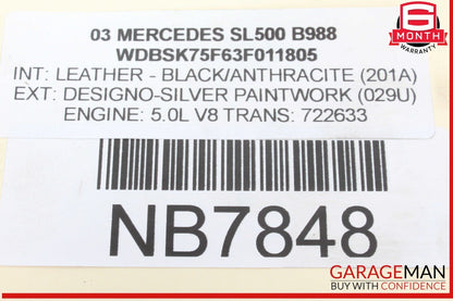 03-06 Mercedes R230 SL500 SL55 AC A/C Air Conditioning Compressor 0012300211 OEM