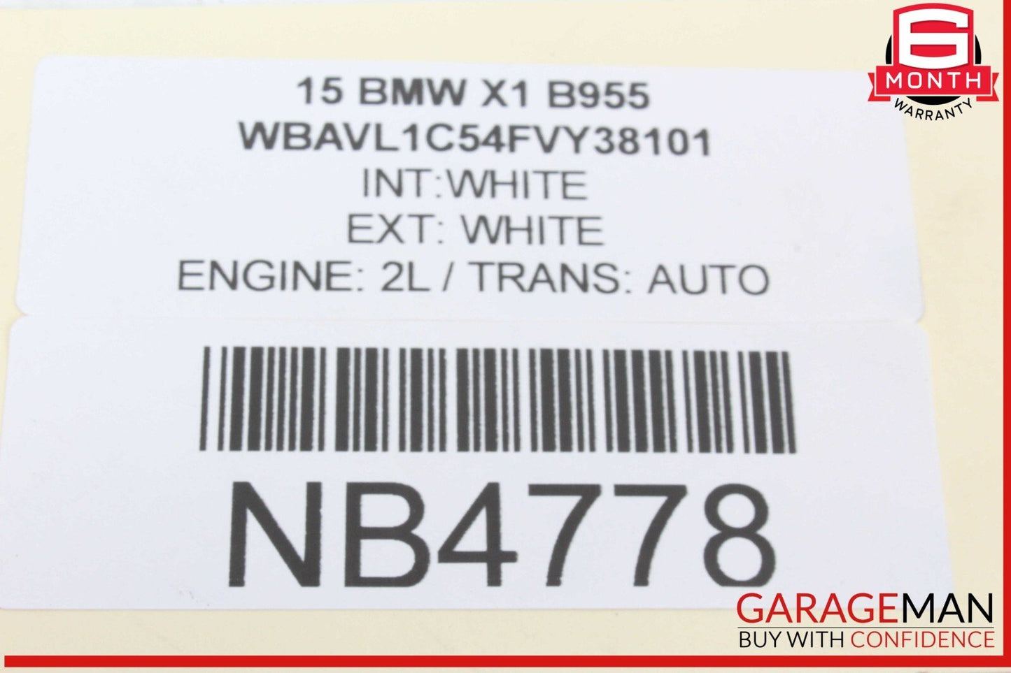 12-15 BMW X1 E84 Front Left Driver Side CV Axle Shaft 7591681 OEM