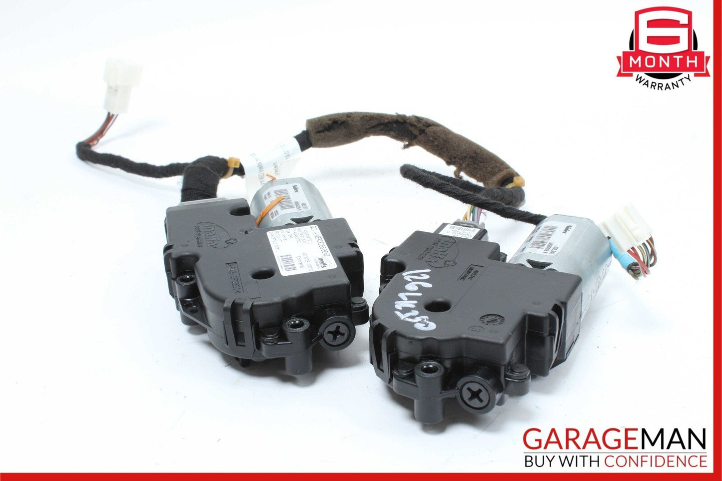08-15 Mercedes X204 GLK350 Panoramic Sunroof Sun Roof Motor Unit Set of 2 OEM