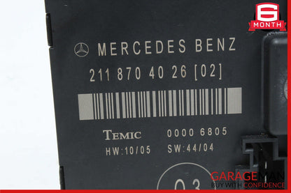 03-09 Mercedes W211 E350 E500 E550 Rear Left Side Door Controller Module Unit