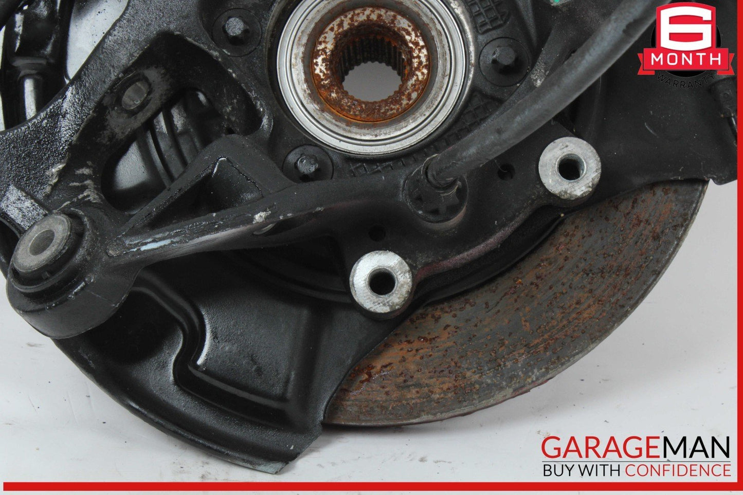 03-12 Mercedes R230 SL500 Rear Left Side Spindle Knuckle Hub w/ Rotor Disc OEM
